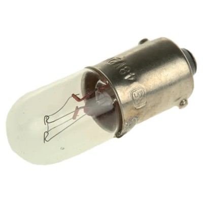 RS PRO BA9S Indicator Light Clear 48V 42mA 15000h Lifespan T3 1/4 Lamp Designation BA9S Model
