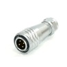 RS PRO Circular Connector 4 Contacts Cable Mount M16 Plug Male IP67 Chrome Plated Brass SF16 Series 233-8157