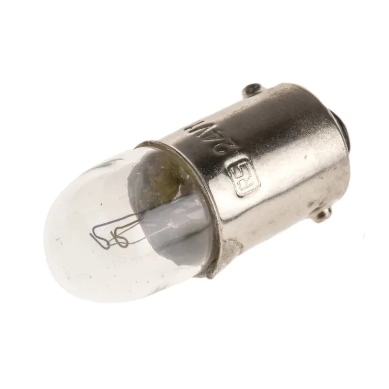 RS PRO BA9S Indicator Light Clear Lens 24V 50mA 10000h Lifespan BA9S Model