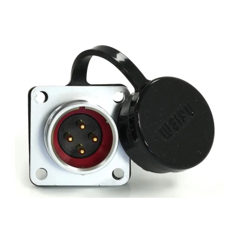 RS PRO Circular Connector, 4 Contacts, Flange Mount, M16 Size, Socket Male, 15A Current, 500V Voltage, IP67 Rated 233-8166