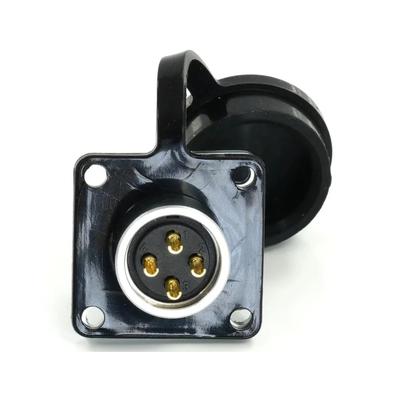 RS PRO Circular Connector, 4 Contacts, Flange Mount, M16 Size, Socket Male, 15A Current, 500V Voltage, IP67 Rated 233-8166