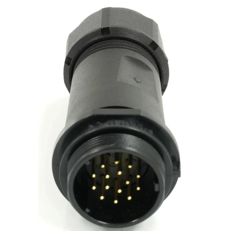 RS PRO Circular Connector, 15 Contacts, Cable Mount, 21 mm Socket, Male Contact, IP68 Rated, 400V, 5A, Threaded 233-8284
