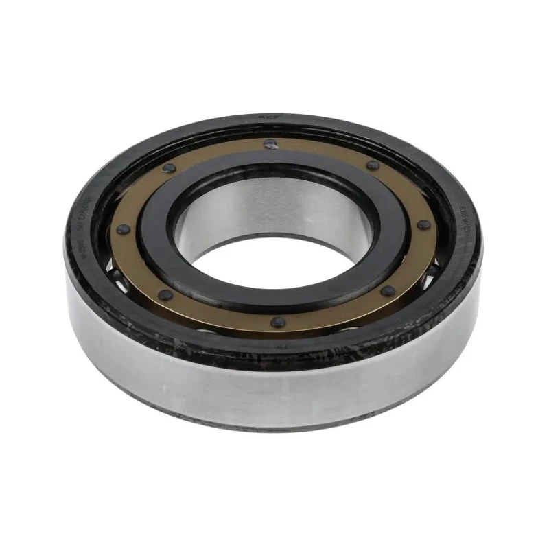 SKF Single Row Deep Groove Ball Bearing 75 mm ID, 160 mm OD, Machined Metal Cage, Steel Balls 6315 M/C3
