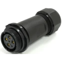 RS PRO Industrial Circular Connector, 6 Contacts, Cable Mount, 21 mm, Socket Female, IP68, 500V, 25.5A, Threaded 233-8290