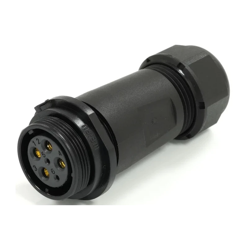 RS PRO Industrial Circular Connector, 6 Contacts, Cable Mount, 21 mm, Socket Female, IP68, 500V, 25.5A, Threaded 233-8290