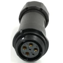 RS PRO Industrial Circular Connector, 6 Contacts, Cable Mount, 21 mm, Socket Female, IP68, 500V, 25.5A, Threaded 233-8290