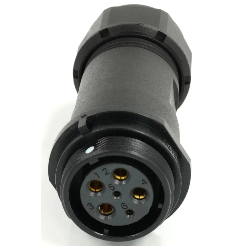 RS PRO Industrial Circular Connector, 6 Contacts, Cable Mount, 21 mm, Socket Female, IP68, 500V, 25.5A, Threaded 233-8290