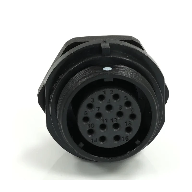 RS PRO Circular Connector, Socket, Female, 15 Contacts, Front Mount, 21 mm, IP68 Rated, 400V, 5A Current, SP21 233-8296