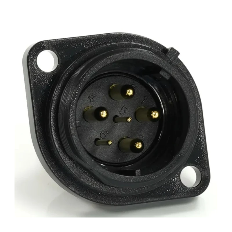 RS PRO Circular Connector, 6 Contacts, Flange Mount, 21 mm, Socket Male, IP68 Rated, 500V, 25.5A, Threaded Coupling 233-8302