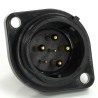RS PRO Circular Connector, 6 Contacts, Flange Mount, 21 mm, Socket Male, IP68 Rated, 500V, 25.5A, Threaded Coupling 233-8302