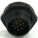 RS PRO Industrial Circular Connector 12 Contacts, Rear Mount, Socket, Male, IP68, 21 mm, 5A, 400V, SP21 Series 233-8308