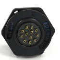 RS PRO Industrial Circular Connector 12 Contacts, Rear Mount, Socket, Male, IP68, 21 mm, 5A, 400V, SP21 Series 233-8308