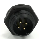 RS PRO Circular Connector, 4 Contacts, Rear Mount, 21 mm Size, Socket, Male Contact, IP68 Rated, SP21 Series 233-8315