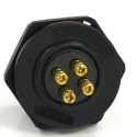 RS PRO Circular Connector, 4 Contacts, Rear Mount, 21 mm Size, Socket, Male Contact, IP68 Rated, SP21 Series 233-8315