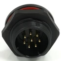 RS PRO Industrial Circular Connector, 8 Contacts, Rear Mount, 21 mm Size, Socket, Male, Threaded Mating, IP68 233-8322