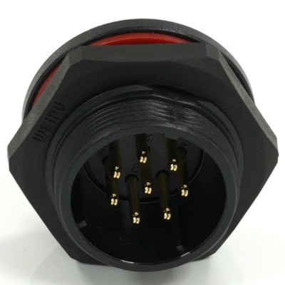 RS PRO Industrial Circular Connector, 8 Contacts, Rear Mount, 21 mm Size, Socket, Male, Threaded Mating, IP68 233-8322