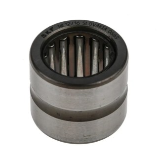 SKF Needle Roller Bearing NK 12/16, 12 mm ID, 19 mm OD, 16 mm Width, Steel Cage, 30000 rpm Speed NK 12/16