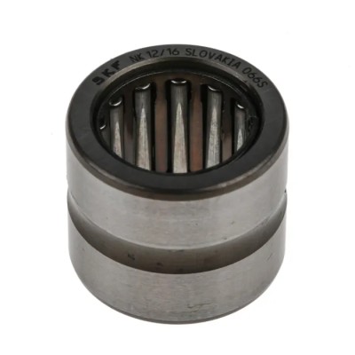 SKF Needle Roller Bearing NK 12/16, 12 mm ID, 19 mm OD, 16 mm Width, Steel Cage, 30000 rpm Speed NK 12/16