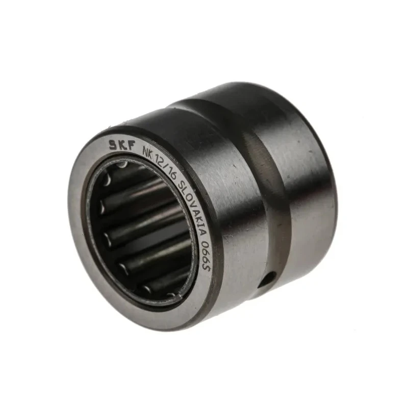 SKF Needle Roller Bearing NK 12/16, 12 mm ID, 19 mm OD, 16 mm Width, Steel Cage, 30000 rpm Speed NK 12/16