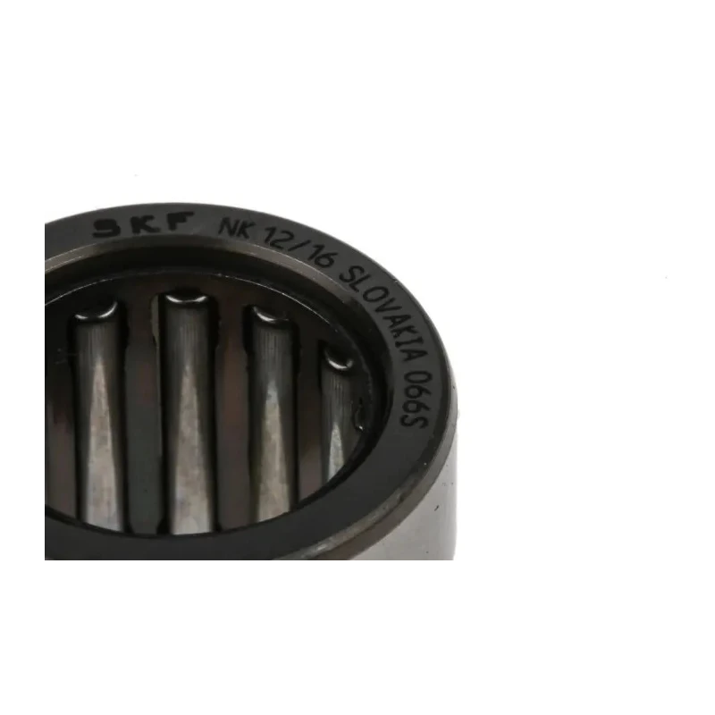 SKF Needle Roller Bearing NK 12/16, 12 mm ID, 19 mm OD, 16 mm Width, Steel Cage, 30000 rpm Speed NK 12/16