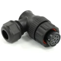 RS PRO Circular Connector, Cable Mount, 8 Contacts, 21 mm, Plug Female, IP68, Threaded, 500V, 10A, SP21 Series 233-8347
