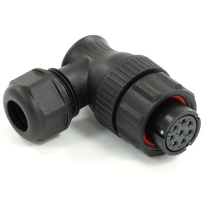 RS PRO Circular Connector, Cable Mount, 8 Contacts, 21 mm, Plug Female, IP68, Threaded, 500V, 10A, SP21 Series 233-8347