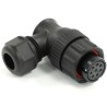 RS PRO Circular Connector, Cable Mount, 8 Contacts, 21 mm, Plug Female, IP68, Threaded, 500V, 10A, SP21 Series 233-8347
