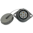 RS PRO Circular Connector, 9 Contacts, Flange Mount, 29 mm Size, Socket Female, IP68 Rated, 500V, Threaded Mating 233-8365