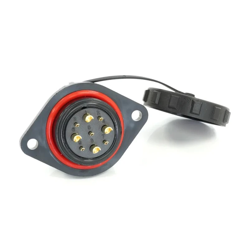RS PRO Circular Connector, 9 Contacts, Flange Mount, 29 mm Size, Socket Female, IP68 Rated, 500V, Threaded Mating 233-8365