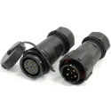 RS PRO Industrial Circular Connector 6 Contacts 21 mm Cable Mount Bayonet IP67 SY21 Series 233-8371