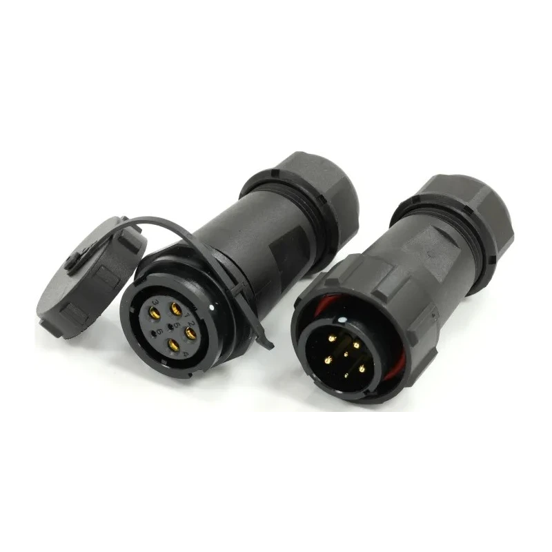 RS PRO Industrial Circular Connector 6 Contacts 21 mm Cable Mount Bayonet IP67 SY21 Series 233-8371