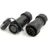 RS PRO Industrial Circular Connector 6 Contacts 21 mm Cable Mount Bayonet IP67 SY21 Series 233-8371