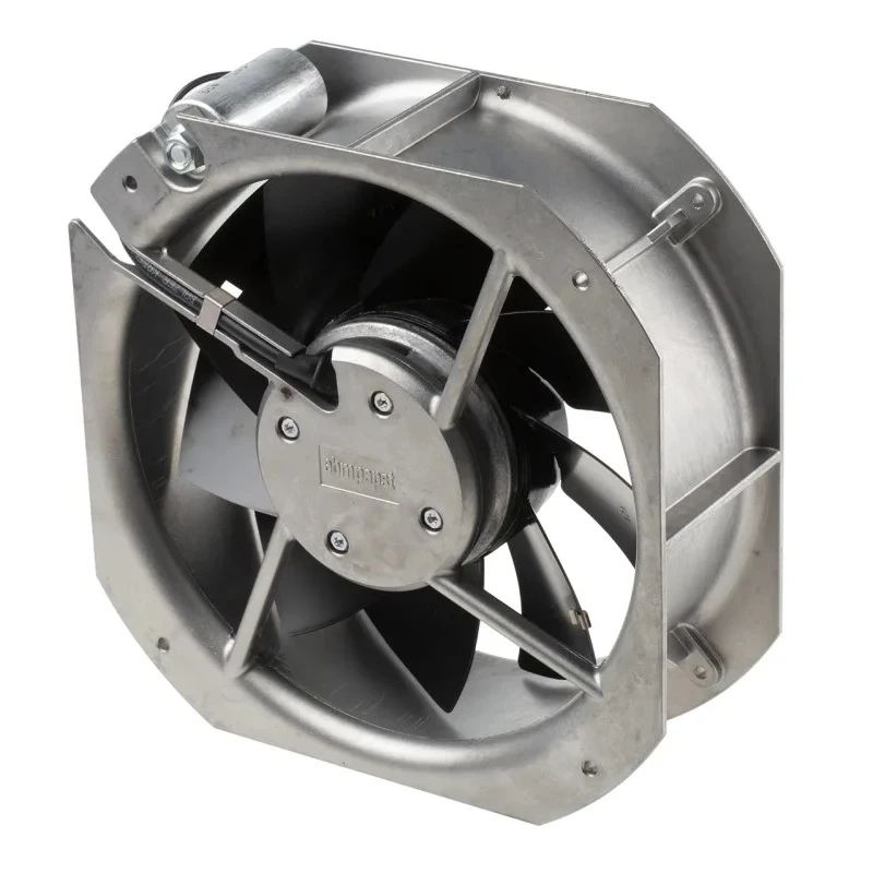 ebm-papst W2E200H Series AC Axial Fan 115V AC, 64 W, 2550 RPM, 925 m³/h Air Flow, IP22 Protection 