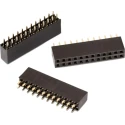 Wurth Elektronik WR-PHD Series Straight PCB Socket, 28-Contact, 2 Row, 2.54 mm Pitch, 3A, 250V, Gold Plated 61302821821