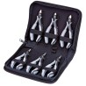 Knipex 6-Piece Electronic Plier Case Set Precision Pliers with ESD Coating 00 20 16 P ESD
