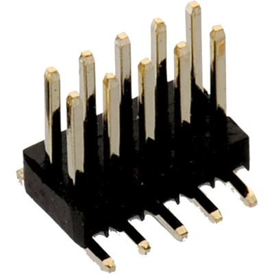Wurth Elektronik WR-PHD Series Straight Surface PCB Header 40 Contacts 1.27 mm Pitch 2 Row Unshrouded 62104021021