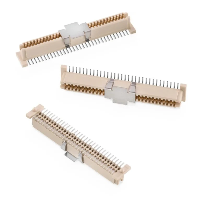 Wurth Elektronik WR-BTB Series Vertical Surface PCB Socket 64-Contact 1 Row 1 mm Pitch Solder 658105303064