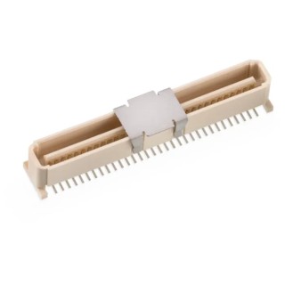 Wurth Elektronik WR-BTB Series Vertical Surface PCB Header, 64 Contact(s), 1 mm Pitch, 1 Row, Shrouded 658156303064
