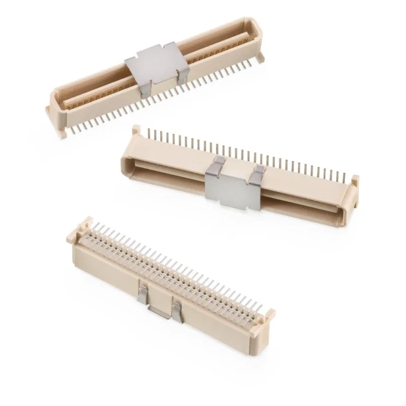 Wurth Elektronik WR-BTB Series Vertical Surface PCB Header, 64 Contact(s), 1 mm Pitch, 1 Row, Shrouded 658156303064