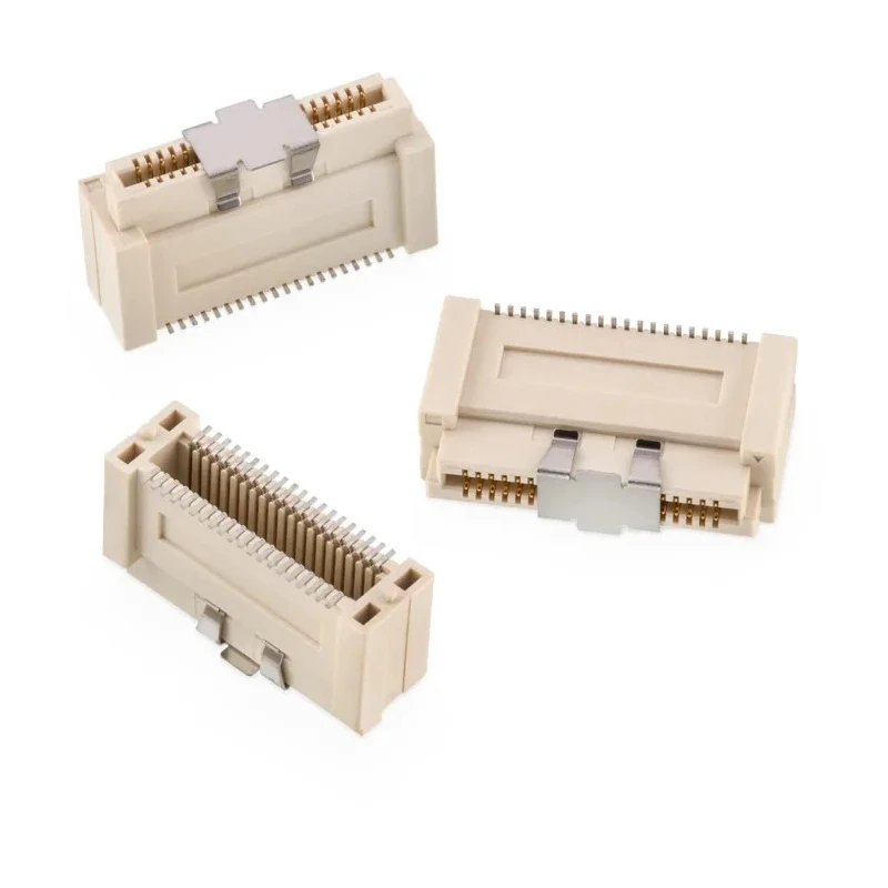 Wurth Elektronik WR-BTB Series Vertical Surface PCB Socket, 40-Contact, 1 Row, 0.8 mm Pitch Solder, Model 658801103040