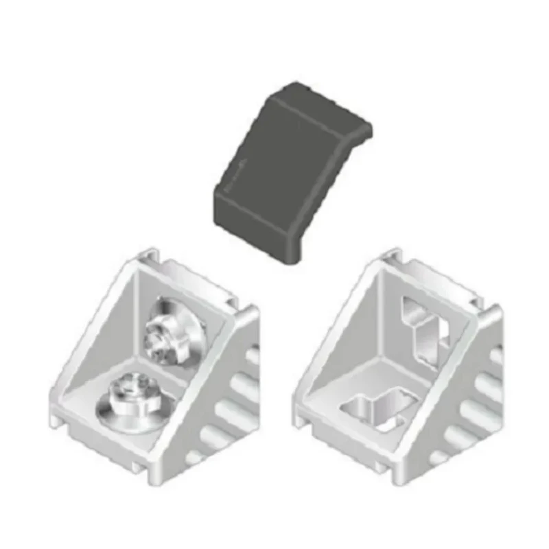 Bosch Rexroth M8 Angle Bracket Connecting Component for 45 mm Strut Profile with 10 mm Groove Size 3842523558