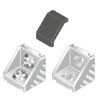 Bosch Rexroth M8 Angle Bracket Connecting Component for 45 mm Strut Profile with 10 mm Groove Size 3842523558