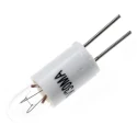 RS PRO BI-Pin Indicator Light Clear 12V 30mA 3000h T1 1/4 105-219
