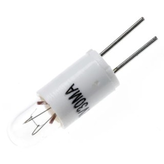 RS PRO BI-Pin Indicator Light Clear 12V 30mA 3000h T1 1/4 105-219