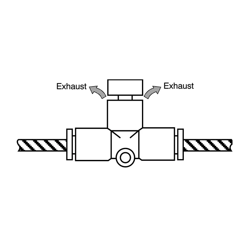 SMC Quick Exhaust Valve Threaded Connection 8 mm Tube, 9.9 bar Maximum Operating Pressure KEA08