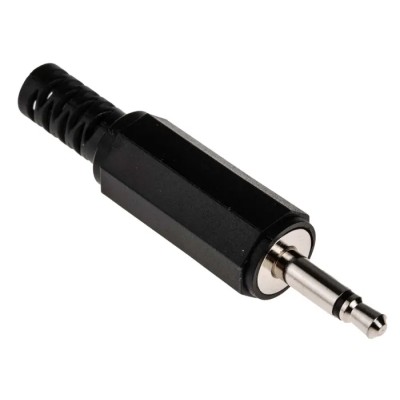 RS PRO 3.5 mm Cable Male 2 Mono Solder Tab Jack Connector 106-868