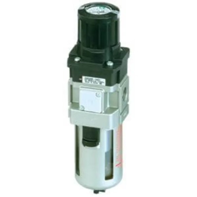 SMC Pneumatic Regulator Type G 1/4 in Outlet, 60°C Maximum Operating Temperature AWG20-F02G1