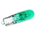 RS PRO Wedge Indicator Light Green 12V 100mA 6000h T1 1/2 Lamp 5mm x 20mm 106-206