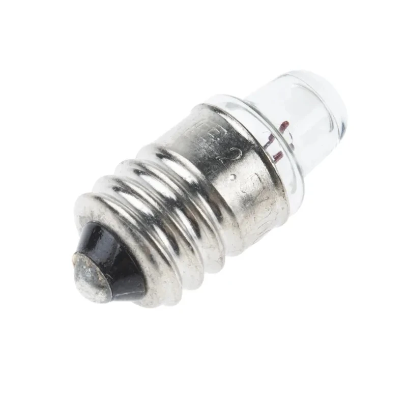 RS PRO Indicator Light Clear Tungsten Halogen 2.5V 200mA 30h Lifespan E10 MES 106-307