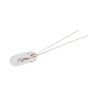 RS PRO Indicator Light Clear Incandescent Lamp 6V 55mA, 5.1mm Diameter, 13.2mm Length 106-256